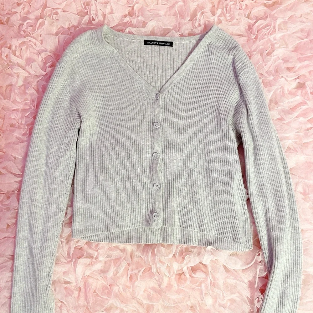 brandy melville button up cardigan - Picture 1 of 2